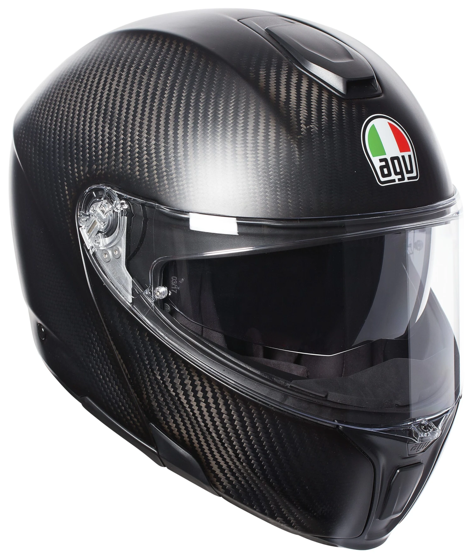AGV Sportmodular Carbon Solid Helmet Matte Black / 2XL [Open Box]