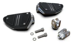 Ciro Twin Rail Passenger Footrests For Harley Softail 2018-2023