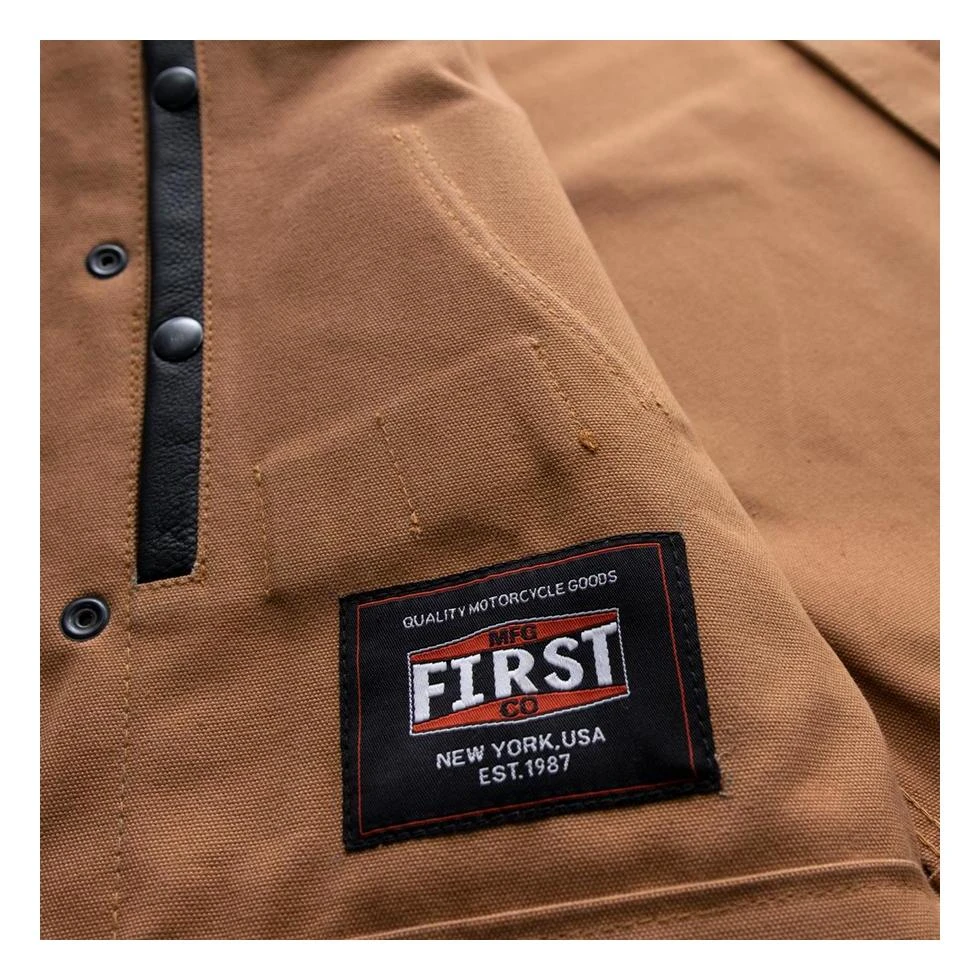 First Manufacturing Hunt Club Leather/Canvas Vest - Image 3