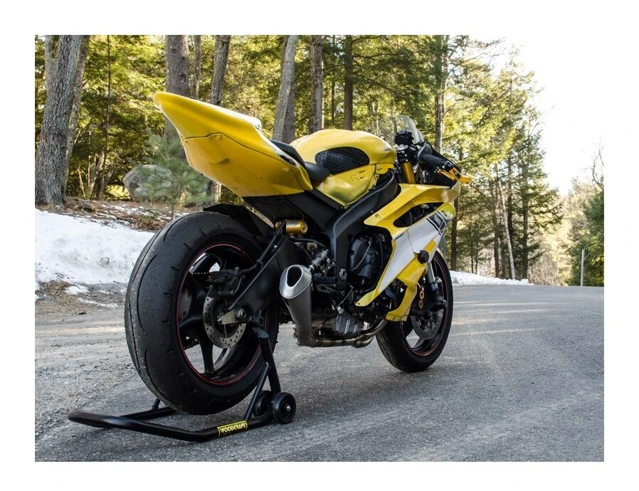 Hindle EVO Megaphone Exhaust System Yamaha R6 2006-2020 Stainless Steel/Stainless Steel [Previously Installed] - Image 3