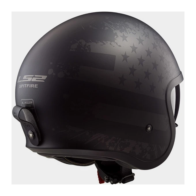 LS2 Spitfire Black Flag Helmet - Image 2