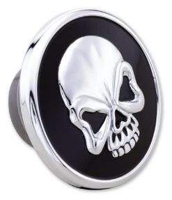 Milwaukee Twins Skull Vented Gas Cap For Harley 1997-2023