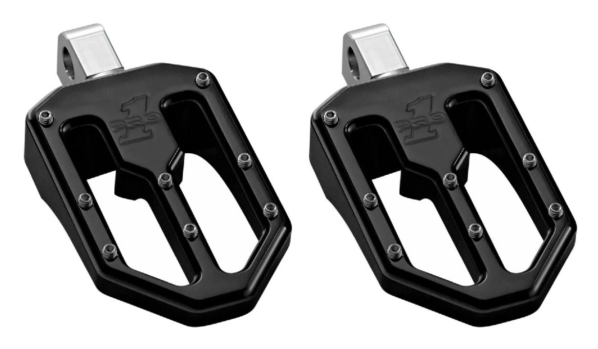 Pro-One Moto V1 Billet Foot Pegs For Harley
