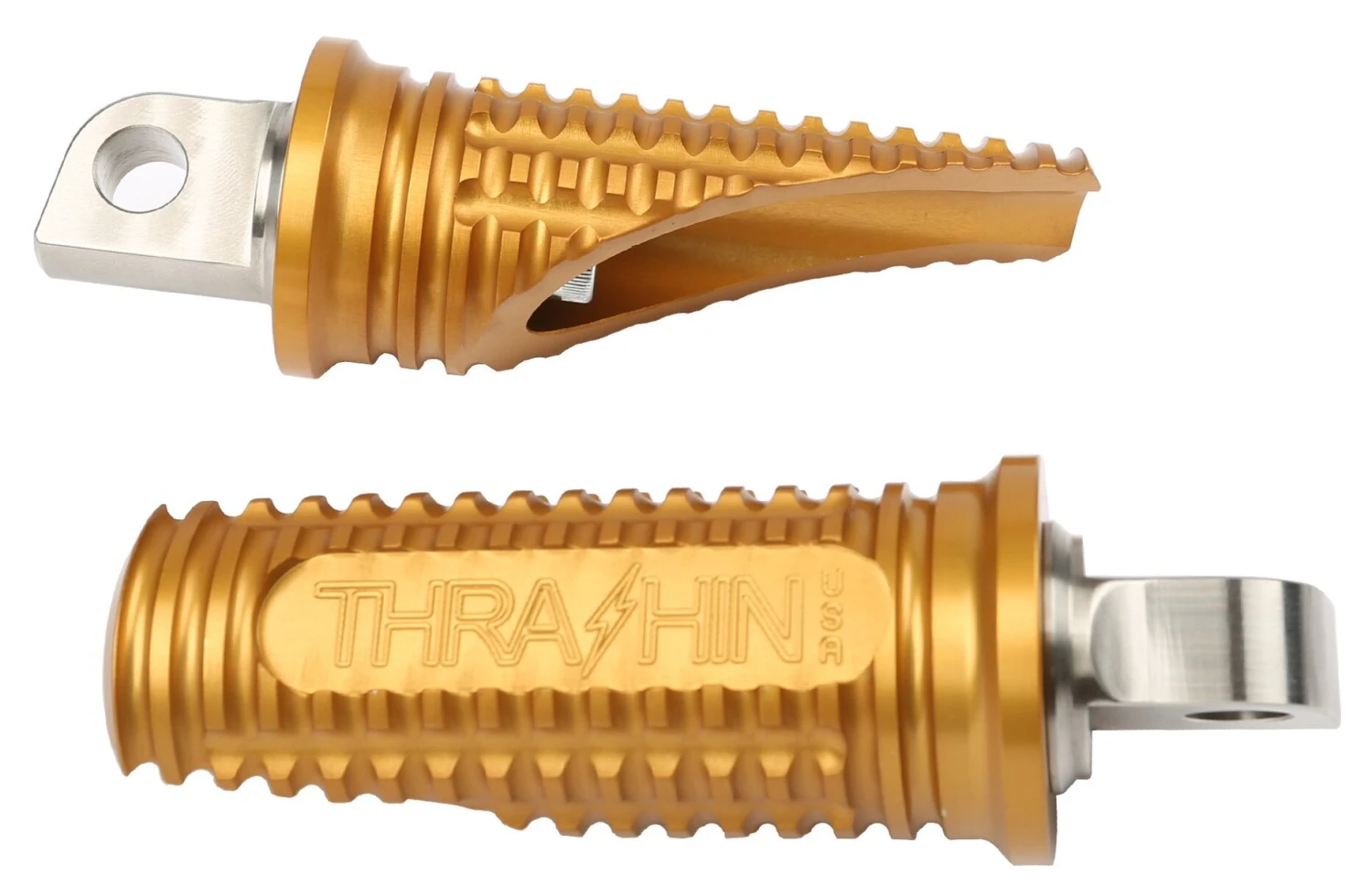 Thrashin Supply Burnout Passenger Foot Pegs For Harley Softail 2018-2023 - Image 3