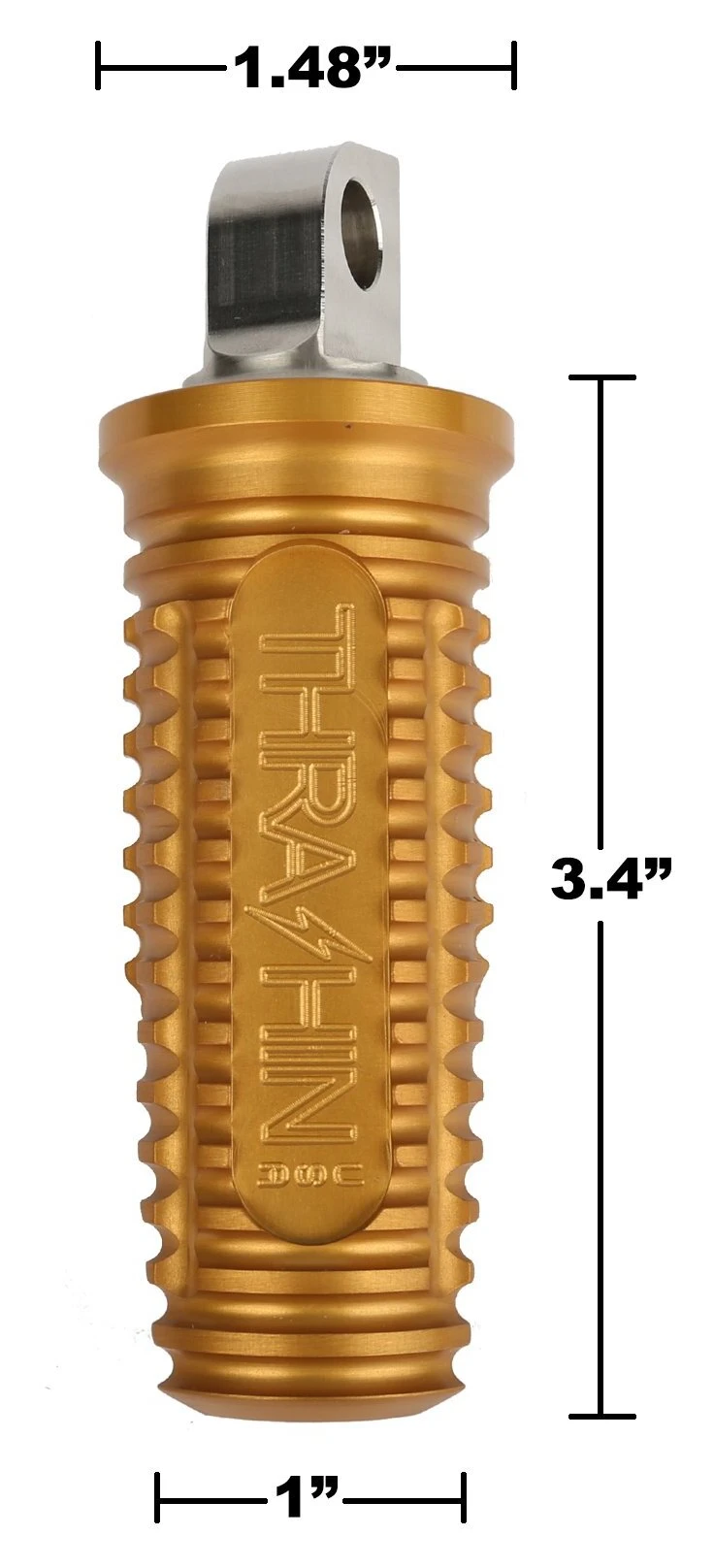 Thrashin Supply Burnout Passenger Foot Pegs For Harley Softail 2018-2023 - Image 4