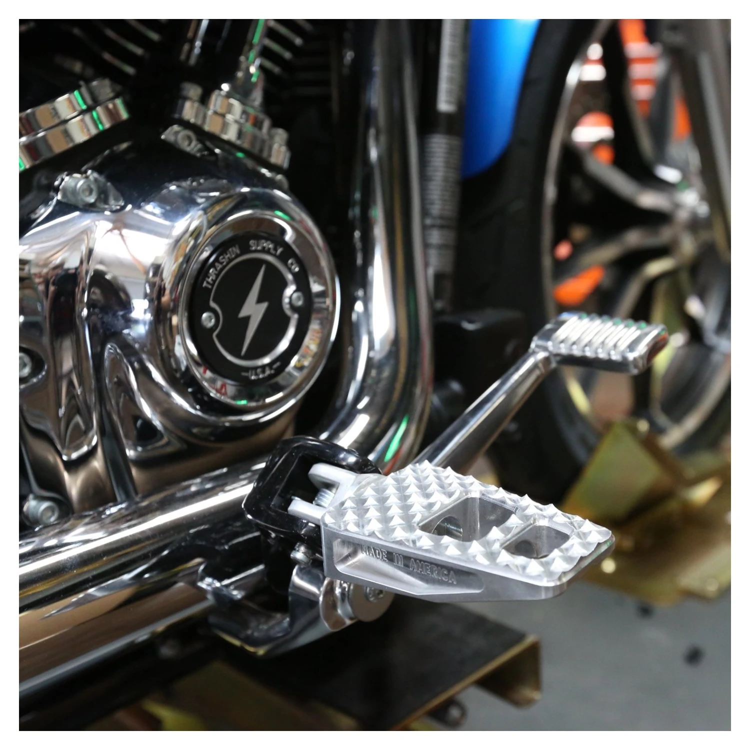 Thrashin Supply P-54 Foot Pegs For Harley - Image 11