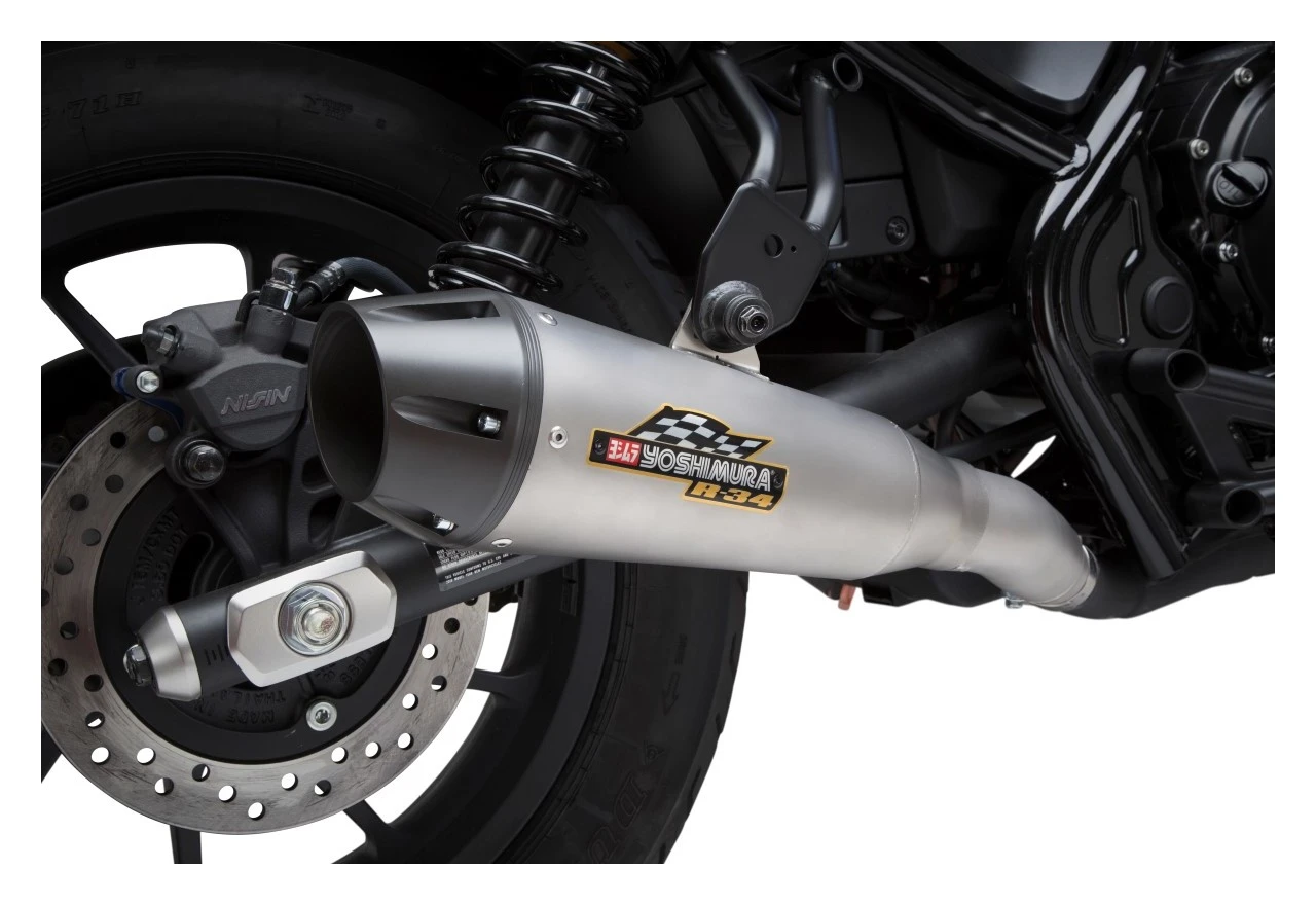 Yoshimura R-34 Slip-On Exhaust Honda Rebel 500 2017-2023 - Image 6